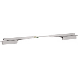 Ensemble de ferme-porte sur rail de guidage DC 860/G 882 argenté EN 1-5 Assemblage de châssis