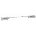 Ensemble de ferme-porte sur rail de guidage DC 860/G 882 argenté EN 1-5 Assemblage de châssis