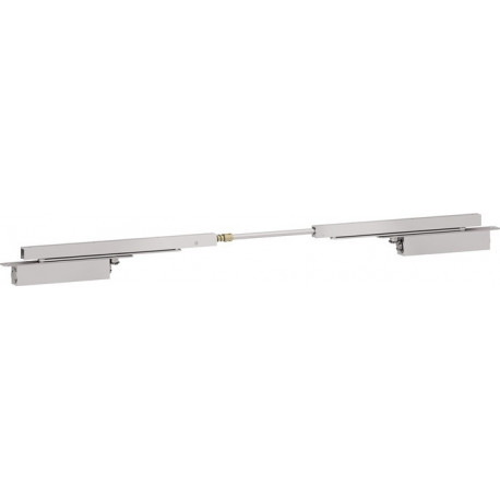 Ensemble de ferme-porte sur rail de guidage DC 860/ G 881 argenté EN 1-5 Assemblage de châssis