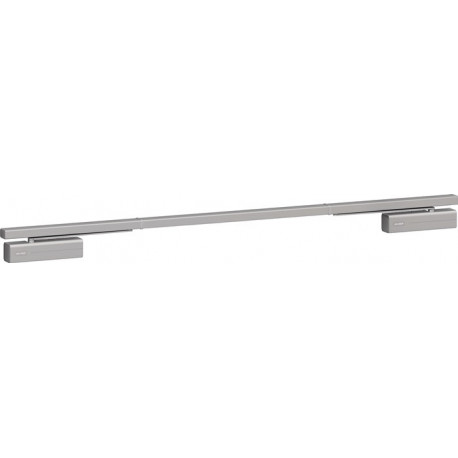 Ensemble de ferme-porte sur rail de guidage DC 700 G-CO-E argenté EN 3-6 Installation normale côté charnières