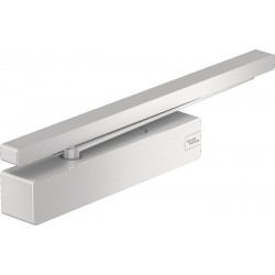 Ensemble ferme-porte TS 98 XEA N blanc P100 EN 1-6 Charnière de montage normal et côté opposé de la charnière.BG