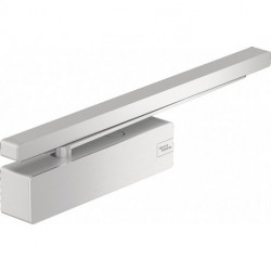 Ensemble ferme-porte TS 92 B XEA N/RF blanc P100 EN 1-4 Installation normale côté charnières