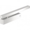 Ensemble ferme-porte TS 98 XEA EMF blanc P100 EN 1-6 Charnière de montage normal et côté opposé de la charnière.BG