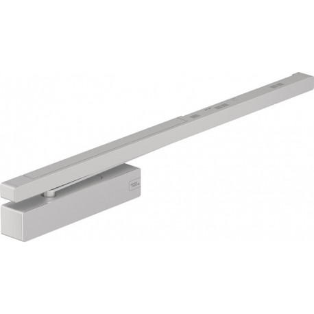 Ensemble ferme-porte TS 92 XEA EMR argenté P600 EN 1-4 Installation normale côté charnières