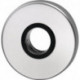 Rosace de poignée 051/1 Inox F00 Épaisseur de plaque 8 mm trou de poignée rond EDI