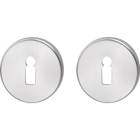 Rosace porte en acier inoxydable 055 VA F00 épaisseur.8mm BB rd.EDI