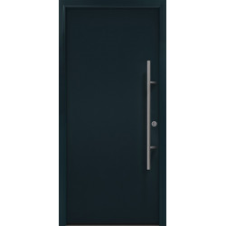 Porte d'entrée en métal PRO anthracite RAL7016 B1100mm H2100mm gauche RC2 n.DIN EN1627 