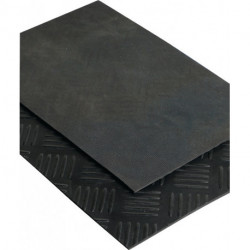 Natte à effet martelé l. 1,4 m L. 10 m épaisseur 3 mm noir NR/SBR rouleau MÖLLER (Par 14)