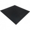 Tapis anti-vibrations l. 0,5 m L. 0,5 m épaisseur 10 mm noir NR/SBR sans insert tissé