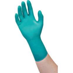 Gants usage unique.Microflex 93-260 Taille.8.5-9 vert/bleu Neopren/Nitril 50 St./Box
