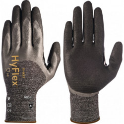 Gant de protection anti-coupures HyFlex 11-937 Taille 11 noir/gris EN 388 Kat.II Ansell (Par 12)