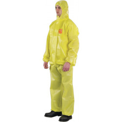 Combinaison de protection AlphaTec® 3000 Taille L jaune PSA III MICROCHEM