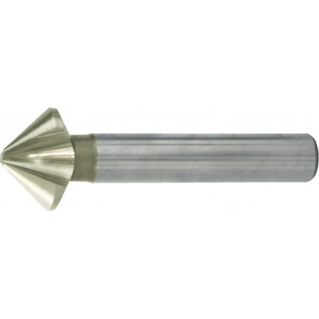 Foret aléseur EUC DIN 335C 90 Degrés D.16.5mm HSS spécial Tige cylindrique Z.3 BECK