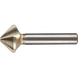 Foret aléseur EUC DIN 335C 90 Degrés D.6.3mm HSS spécial spécial Tige à 3 faces Z.3 BECK