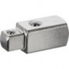 Carré traversant.Taille.1/4 pouce L.25mm avec serrure à bille GEDORE