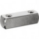 Carré traversant.Taille.3/8 pouce L.28mm avec serrure à bille GEDORE