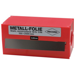 Feuille métallique épaisseur.0.300mm inox 1.4301 L.2500mm B.150mm