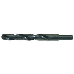 Foret hélicoïdal DIN 338 Typ N D.15.5mm HSS laminé tige dégagée D. de la tige.10mm court