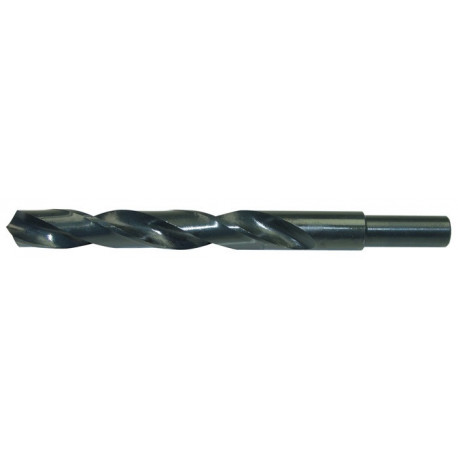 Foret hélicoïdal DIN 338 Typ N D.19.5mm HSS laminé tige dégagée D. de la tige.13mm court