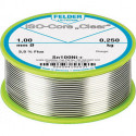 Fil d apport de soudure ISO-Core® Clear 2mm 250g Sn100Ni+ FELDER