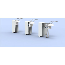 Distributeur universel CWS 500-U ouverture avant Alu blanc