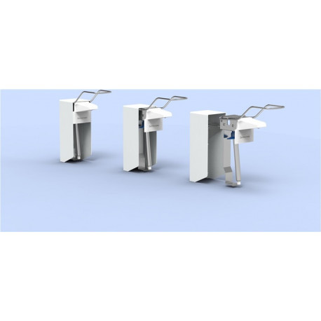 Distributeur universel CWS 500-U ouverture avant Alu blanc