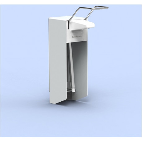 Distributeur universel CWS 1000-E tuyau droit Aluminium blanc