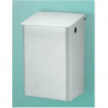 Poubelle. 15 l Aluminium blanc