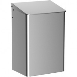 Poubelle. 15 l Acier inoxydable finement brossé