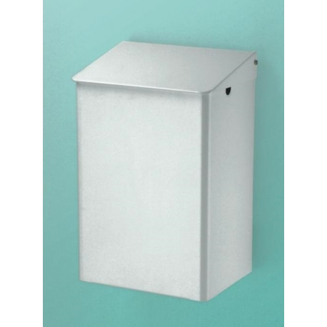 Poubelle. 6 l Aluminium blanc