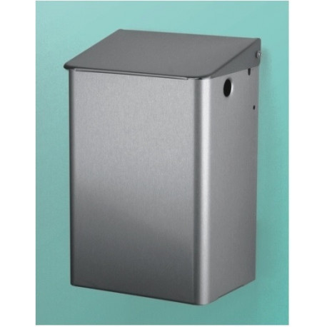 Poubelle. 6 l Acier inoxydable finement brossé