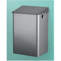Poubelle. 6 l Acier inoxydable finement brossé