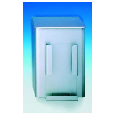Boîte hygiénique CWS 6 l avec porte-sac en papier en aluminium anodisé