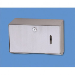 Distributeur de serviettes universel 250 avec serrure Inox