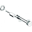Bouton piezo Schell 12V. pour douche chromée