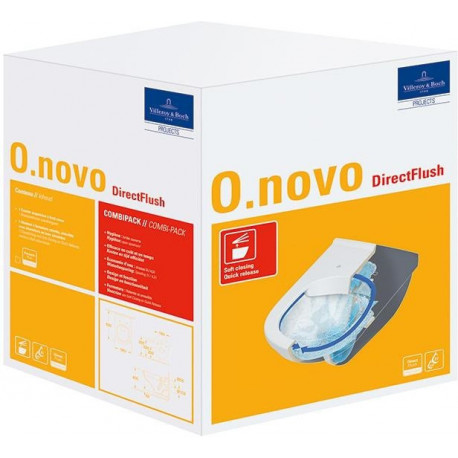 V&B Combi-Pack O.NOVO DirectFlush m WWC t DirectFl u abattant we C +