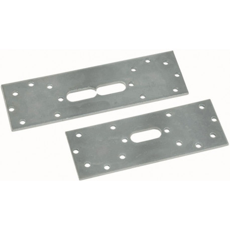 Plaque de maintien 70212 Multitubo 153mm en acier galvanisé, double Multitubo