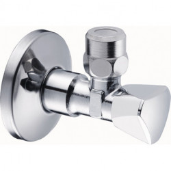 Robinet vanne coudé delphis 1/2Z chromée SCHELL (Par 100)