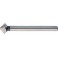 Fraise conique 90°, longue, à chanfreiner et ébavurer, Ø nominal : 6,3 mm, Plus petit Ø 1,5 mm, Long. totale 85 mm, queue Ø 5 mm