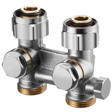 Raccord à vis d'arrêt OV ZBU Multiflex F 3 / 4Z ÜMx3 / 4Z Ext MS nickelé