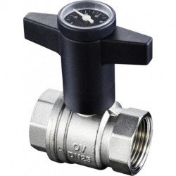 ROBINET OPTIBAL FF DN15avec THERMOMETRE