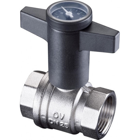 ROBINET OPTIBAL FF DN25avec THERMOMETRE