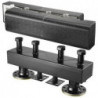 BLOC DE REPARTITION ISOLE, DN40/50, 2 CIRCUITS