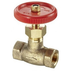 ROBINET D'ARRET DROIT FF A POINTEAU PN16 1/4 