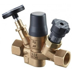 AQUASTROM T PLUS, DN15, 1/2 Fx1/2 Favec TETE ET THERMOMETRE