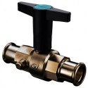 RobinetOPTIBAL, DN25, BRONZE,avec VIDANGE,A SERTIR 28mm