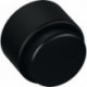 Butée de porte murale 611.30B polyamide mat 90 noir profond longueur 30 mm HEWI
