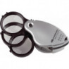 Loupe pliante Tech-Line mExtn. Objectif 3x + 3x + 3x-9x D.38mm Suisse