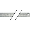 Règle en métal L.1500mm acier flexible graduation g A -mm/mm H.PREISSER