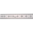 Règle en métal L.1500mm acier flexible graduation g B -mm/1/2mm H.PREISSER